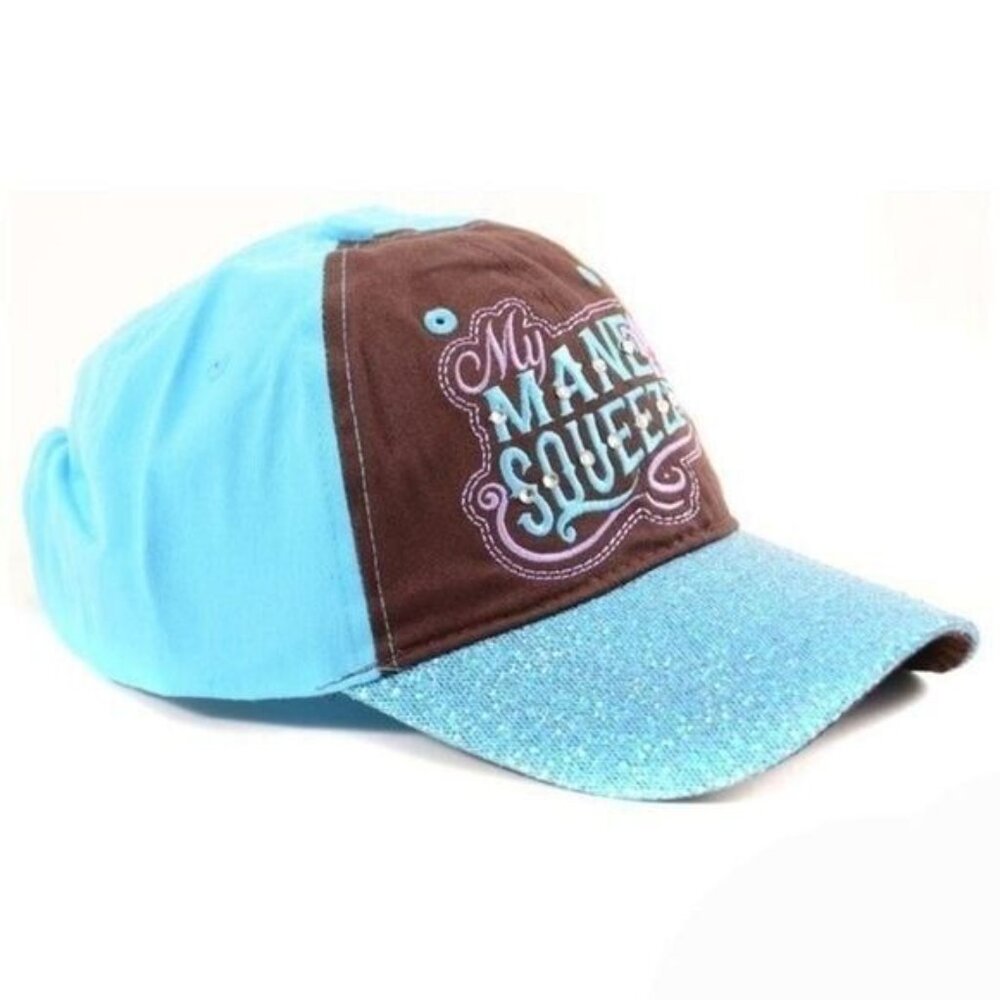 "My Mane Squeeze" Cowgirl Baseball Hat NEW‎ Festival Concert Western Cap